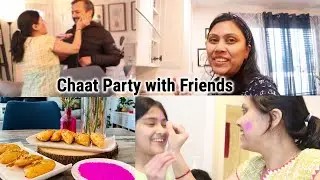 Holi pe Chaat Party with Friends - vlog me  bahut dino ke baad aapko ye dekhne ko milega