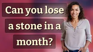 Can you lose a stone in a month?