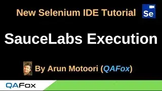 New Selenium IDE - Part 114 - SauceLabs Execution