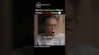 How Nixon's Gold Standard Removal Created Debt-Based Economy 📉.  #shorts #success #motivation #rich