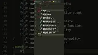 Menu animated navbar.  #ytshorts #webdesign #css