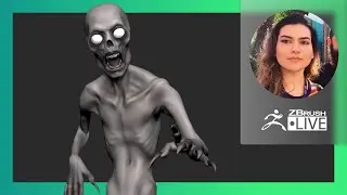 The Rake From Ana's Cryptid TikTok Series - Ana Carolina Pereira - ZBrush 2022