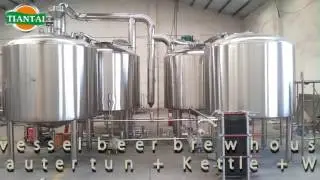 3000liter microbrewery system four vessels brewhouse