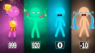 Stickman Party 234 MiniGames - Intense Moments & Wins! Stickman Fight Highlights