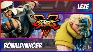 SFV CE - Lexe(RASHID) VS RonaldinhoBR(NASH) 🌘 MeiaLua 🌘