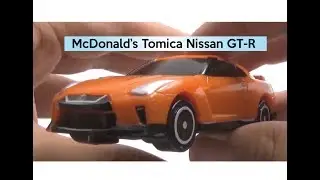 McDonald Tomica Nissan GT R with Sticker