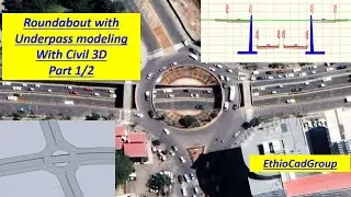 Civil 3D: How to model Roundabout with Underpass (Part 1/2) Don't miss it !!