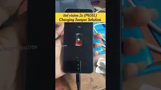 itel vision 2s (P651L) Charging jumper solution  #shorts