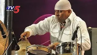 Sivamani Drums Show at Amaravati Foundation Ceremony | TV5 News