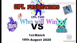 CPL 2020 PREDICTIONS| CPL 2020 1st match | Trinbago knight Riders Vs Guyana Amazon warrior |