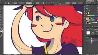 Ilustra&ccedil;&atilde;o Vetorial |  Arte Digital -  Tutorial SpeedDrawing
