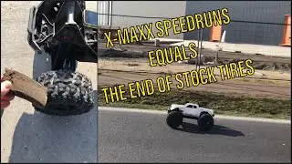 Traxxas X-Maxx speedrun - LOUISE VS stock tires comparison - Dutch RC Adventures #13