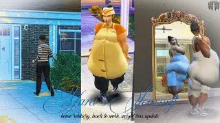 Yarei's Journey🌸Home robbery, Back to Work ,Weight loss update| NEW Sims 4 Let's Play #TheSims #sims