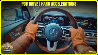Mercedes-Benz GLE450 4matic (V167) | POV Racing & Sound HARD ACCELERATIONS Vmax TopSpeed Autobahn 