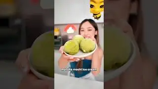 Matcha mochi ice cream from @catherine.desserts