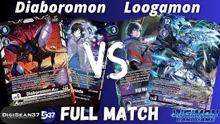 Diaboromon VS Loogamon | Digimon Card Game | BT14 Blast ACE