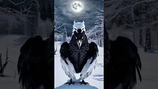 Birth of Black Eagle #animals #eagle #yinyang #blackandwhite
