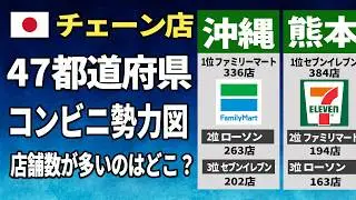 【衝撃の地域差】沖縄は○○、北海道は○○！知られざる全国コンビニ勢力図47都道府県を徹底分析