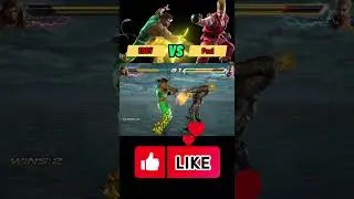 Eddy VS Paul #shorts  round 2 GG Simba #shorts #tekken7 #youtubeshorts #4k #paul #viral #short