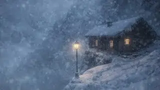 Howling Icy Wind & Epic Snowstorm Sounds | Cozy snowstorm sounds for sleeping, Focus & Study