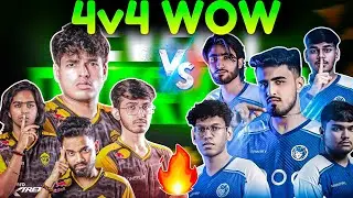 GodLike Vs iQOORGE 4v4 WOW🥶 Grind For BGIS🚨 Intense 4v4 Battle🔥