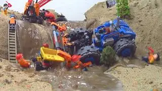 LEGO DAM BREACH AND LEGO CONSTRUCTION SITE FLOOD DISASTER