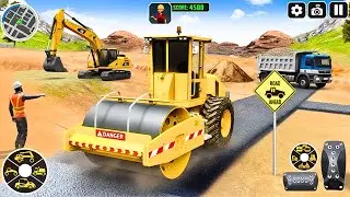 Railroad Builder Simulator 3D - Highway Excavator Construction JCB - Android Gameplay