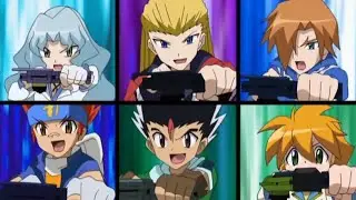 Team Excalibur vs Team GanGan Galaxy - Beyblade Metal Masters