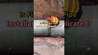 Is Fiberglass Pipe Installation Complicated? #industrialsolution #machine #frppipe