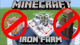 How to make iron farm without villager in minecraft