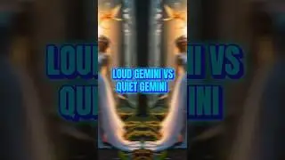 Loud Gemini Vs Quiet Gemini #zodiacsignsexplained #zodiacwhisperer #astrology #birthsigns