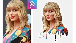 PicsArt Editing Tutorial Like A Pro | Water Drop or Liquid Drop Effect | Cartoonify