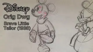 Vintage drawing from Disney's 1938 Brave Little Tailor?