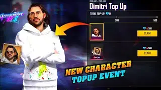 New Top Up Event Dimitri Character ❤️#freefire