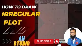 how to draw irregular plan in Autocad /Irregular plotting ,tips