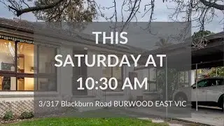 3/317 Blackburn Road Burwood East Auction 18/10/2025