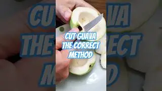 Cut Guava the correct method #shorts