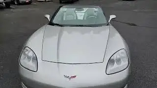 2007 Chevrolet Corvette Convertible 3LT with Magnetic Ride Control. Quicksilver with Titanium int.