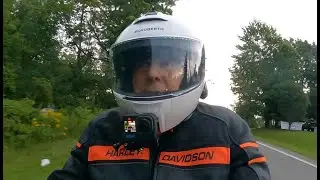 Schuberth C5 Module Motorcycle Helmet Motovlog Setup and Harley Davidson Street Glide Test Ride #354