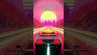 Synthwave Night Drive Vibes 🚗💨 | Twilight Edition #shorts