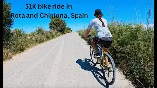Chill ride around Rota and Chipiona, Spain in May 2025