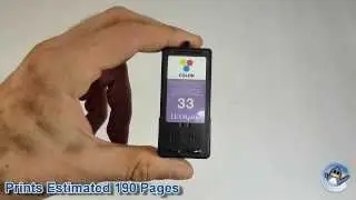 Inside Lexmark 33 (018CX033E) Black Ink Cartridge