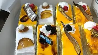 جاتوه المحلات بطريقه سهله وبسيطه في صينيه الوسط عاديه من بتاعه البيت