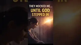 THEY MOCKED ME&hellip; UNTIL GOD STEPPED IN | A Powerful Christian Story of Delay and Restoration #short