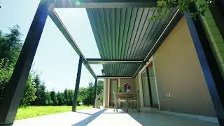 Bioclimatic Pergola - Skyteks - Automatic Glass - Awning Systems