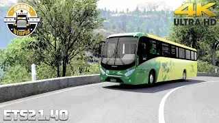 Карта Grand Utopia | Realistic Driving VW Ideale 770 EAA | ETS2 1.40 Bus Mods | 4K60