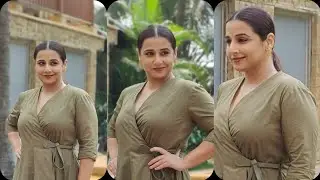 Vidya Balan Spotted During Jalsa Movie Promotion