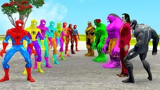 Spiderman Game GTA 5 Team Spiderman vs bad guy Joker at Pool Battle: Rescue Kid Spiderman In Danger