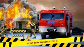 Fire truck and car accident l Firefighter emergency rescue hero 911 l android ios gameplay