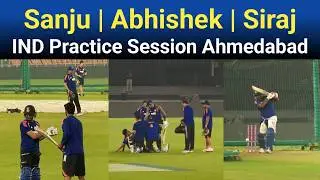 Abhishek, Sanju & Siraj Practice Update | India Practice Session Today In Ahmedabad | Ind vs Sa